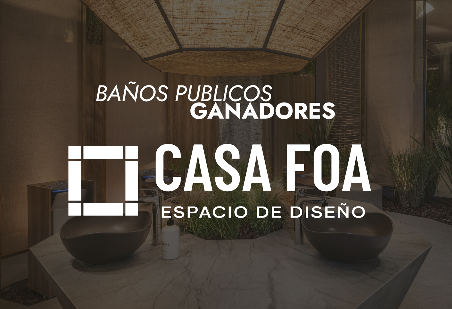 Baños públicos ganadores en Casa FOA, Giménez Familia de Arquitectos